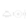 ferm LIVING - Hoop Shade - Lampenkap - Strichzeichnung