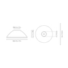 ferm LIVING - Hoop Shade Lampenschirm - Strichzeichnung