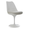 Knoll International - Tulip Chair Rotatable - white/with cushion/cover white Tonus 100