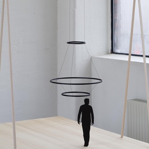 Luceplan - Compendium Circle LED - Suspension Ø72cm
