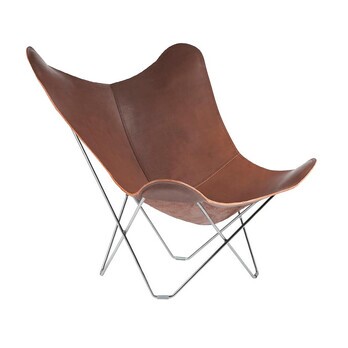 cuero - Pampa Mariposa Butterfly Chair