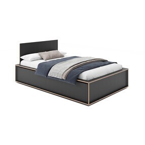 Müller Small Living - Spaze Einzelbett mit hohem Kopfteil 140x200cm