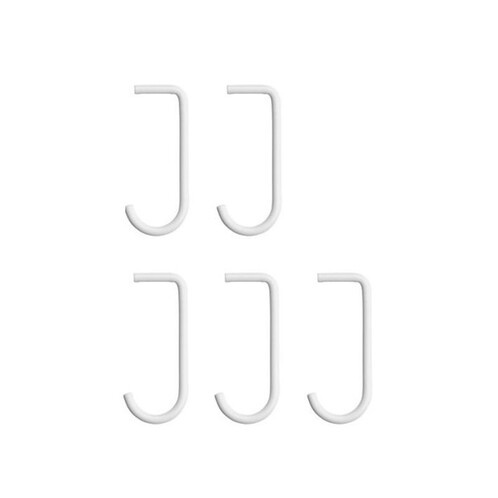 String - String System Hooks Set Of 5  - white/H: 9cm