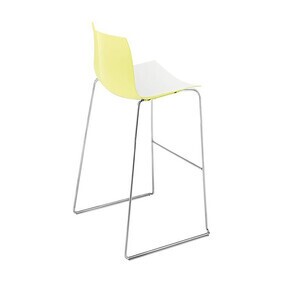 Arper - Catifa 46 0471 Barhocker zweifarbig Chrom
