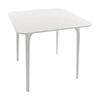 Magis - Table First Outdoor - Table rectangulaire - blanc/pied de table blanc/petit/79,2x79,2cm