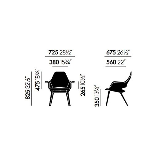 Eames organic online chair