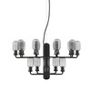 Normann Copenhagen - Amp - Lustre petite - fumée noir/H:32,5cm Ø62,5cm
