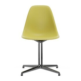 Vitra - Eames Plastic Side Chair DSL RE onderstel gepolijst