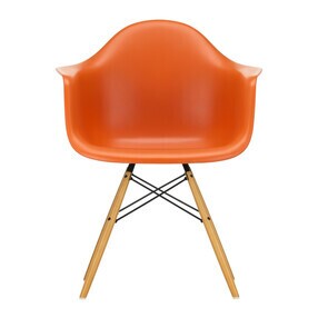 Vitra - Eames Plastic Armchair DAW RE Ahorn gelblich