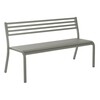 emu - Segno - Banc de jardin 168x59cm - gris/vert/peint par poudrage/PxHxP 168x81x59cm