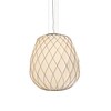 Fontana Arte - Pinecone - Pendellamp - opaal/H:50.5cm x Ø50cm/met in hoogte verstelbare kabel