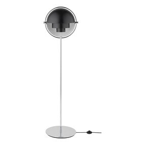 Gubi - Lampadaire Multi-Lite structure chrome