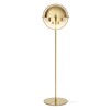 Gubi - Multi-Lite - Lampe de plancher laiton - laiton/abat-jour laiton/H 148cm, Ø 39cm/structure laiton