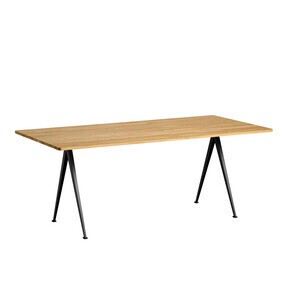 HAY - Pyramid 02 eettafel onderstel zwart 190x85cm