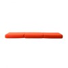 Softline - Bingo Folding Mattress / Side Table - orange/fabrics felt 624/LxWxH 195x65x36cm/with small table
