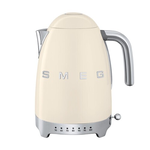 Smeg - SMEG KLF04 - Bouilloire Température Variable - crème/PxHxP 22,3x28x17,1cm/nouveau modèle