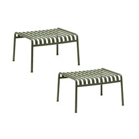 HAY - Palissade ottomaan/ tuin bijzettafel set van 2