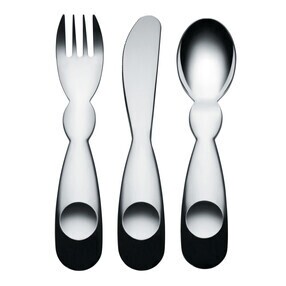 Alessi - Alessini Kids Cutlery Set Of 3