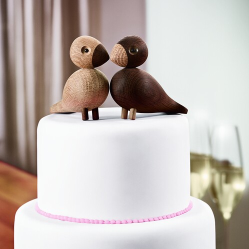 Kay Bojesen Denmark Wooden Figurines Lovebirds | AmbienteDirect