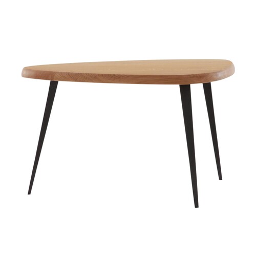 Cassina - Mexique - Console 118x80x70cm - chêne naturel/piètement noir mat