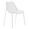 emu - Round - Tuinstoel - wit/poedercoating/BxHxD 63x79x58cm