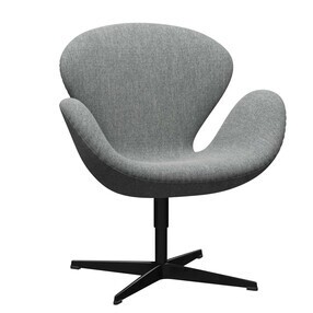 Fritz Hansen - Swan™ fauteuil stof onderstel zwart