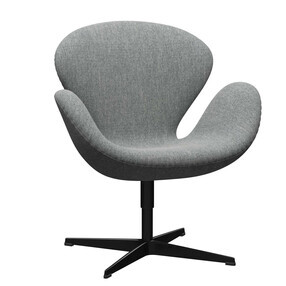 Fritz Hansen - Fauteuil Swan™ étoffe structure noire