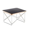 Vitra - Occasional Table LTR - Table d'appoint - noir/chant chêne/PxHxP 39,2x25x33,5cm/structure chrome