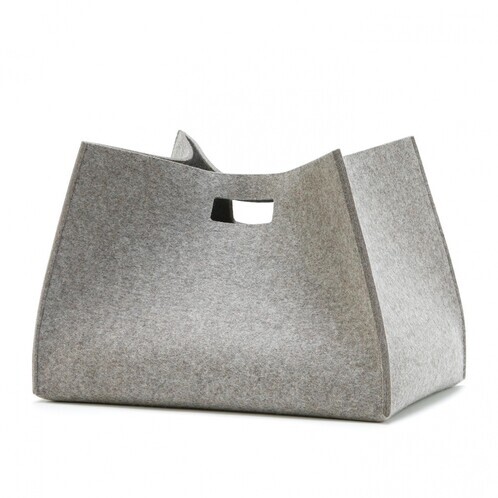 Hey-Sign - Tall Box Square - light grey/felt