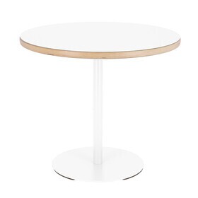 Jan Kurtz - Panama bijzettafel onderstel wit h 40cm