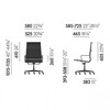Vitra - EA 119 Alu Chair - Bureaustoel/ gepolijst - Strichzeichnung