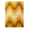 VerPan - Wave - Tapijt 240x170cm - geel/100% Nieuw-Zeelandse wol/handgemaakt