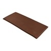 Braunes Sitzkissen aus Stoff der HAY Palissade Kollektion für moderne Outdoor-Möbelgestaltung und Komfort. - Palissade Sitzkissen 118,5x54.5cm