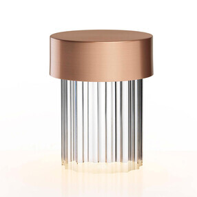 Flos - Last Order LED Tischleuchte mit Akku geriffelt