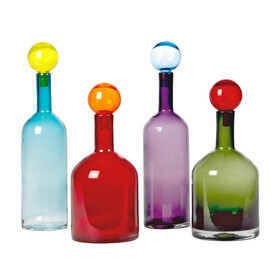 POLSPOTTEN - Bubbles & Bottles Carafe Set of 4