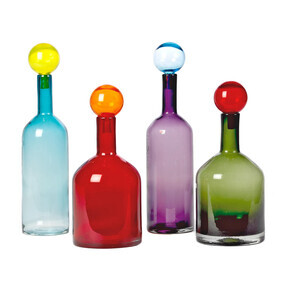 POLSPOTTEN - Set de 4 carafe Bubbles & Bottles