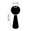 Tom Dixon - Tank Stem Vase - line drawing