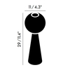 Tom Dixon - Tank Stem Vase - Strichzeichnung