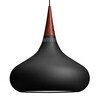 Lightyears - Orient Black P3 - Suspension - noir/bois de rose/mat laqué/câble noir/H 54cm/Ø 50cm