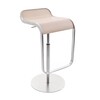 la palma - Lem 55-67 Bar Stool Frame Chrome Mat - oak blanched/wood