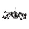 Moooi - Dear Ingo Suspension Lamp - black/Ø 80-240cm