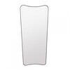 Gubi - Gio Ponti F.A.33 Rectangular - Muur Spiegel L - messing zwart/BxHxD 69x146x2,5cm