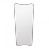 Gubi - Gio Ponti F.A.33 Rectangular Wall Mirror L - black brass/WxHxD 69x146x2,5cm