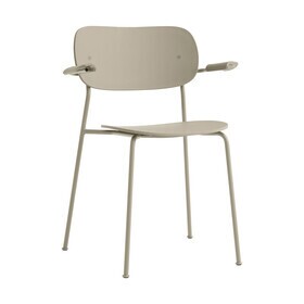 Audo - Chaise de jardin avec accoudoirs Co Dining Plastic