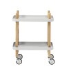 Normann Copenhagen - Block - Table d'appoint/desserte - clair gris/structure frêne