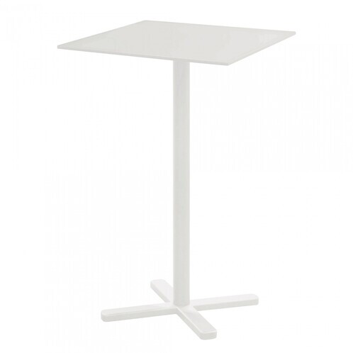 emu - Darwin Stehtisch 70x70x105cm - weiß/pulverbeschichtet/LxBxH 70x70x105cm/klappbar