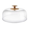 Alessi - Dressed in Wood Abdeckhaube/Deckel - buche transparent/Reliefdekor/Ø 32cm
