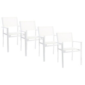 Jan Kurtz - Cubic tuin armleunstoel set van 4