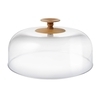 Alessi - Dressed in Wood Abdeckhaube/Deckel - buche transparent/Reliefdekor/Ø 32cm