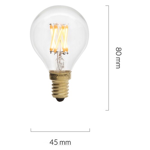Ampoule LED filaments E14 Pluto 3W TALA - gris